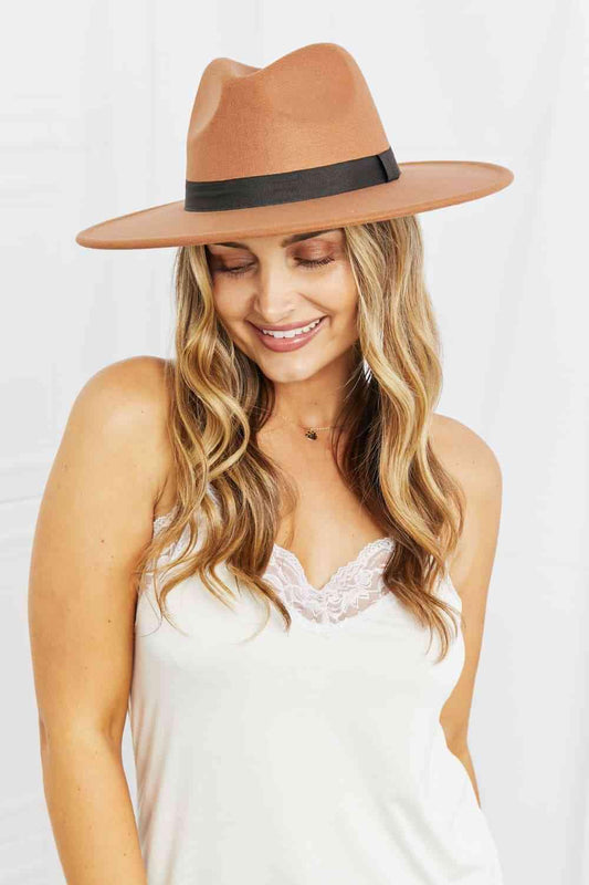 Fame Enjoy The Simple Things Fedora Hat - Mint&Lace
