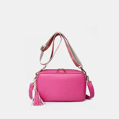 Tassel PU Leather Crossbody Bag - Mint&Lace
